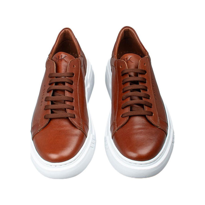 Δερμάτινα Sneakers KRICKET 4050 COGNAC
