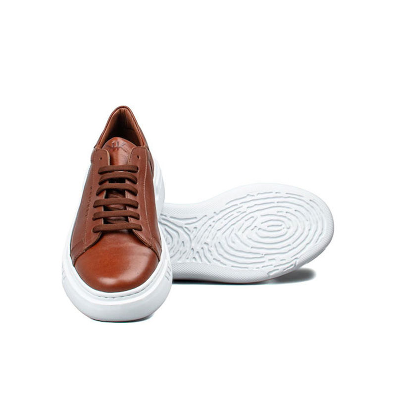 Δερμάτινα Sneakers KRICKET 4050 COGNAC
