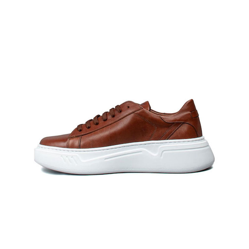 Δερμάτινα Sneakers KRICKET 4050 COGNAC