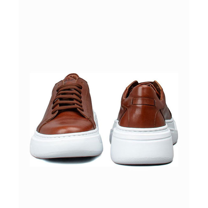 Δερμάτινα Sneakers KRICKET 4050 COGNAC