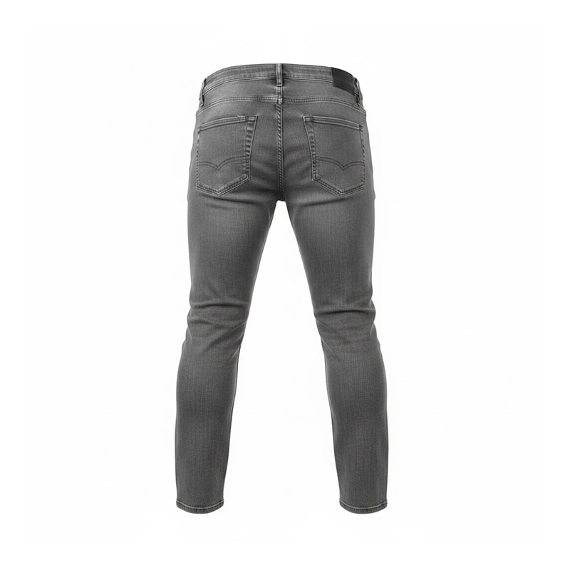 Slim Fit Denim Jeans-Grey BK6108
