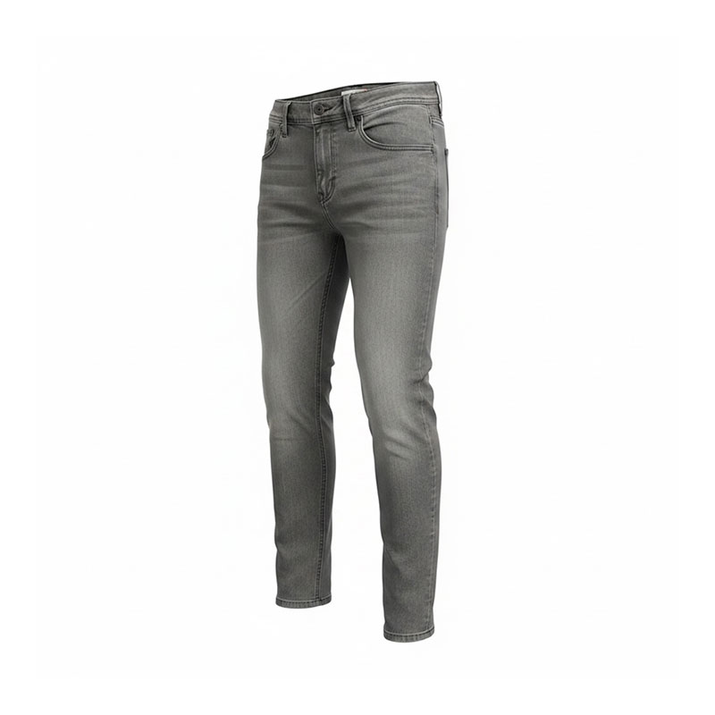 Slim Fit Denim Jeans-Grey BK6108