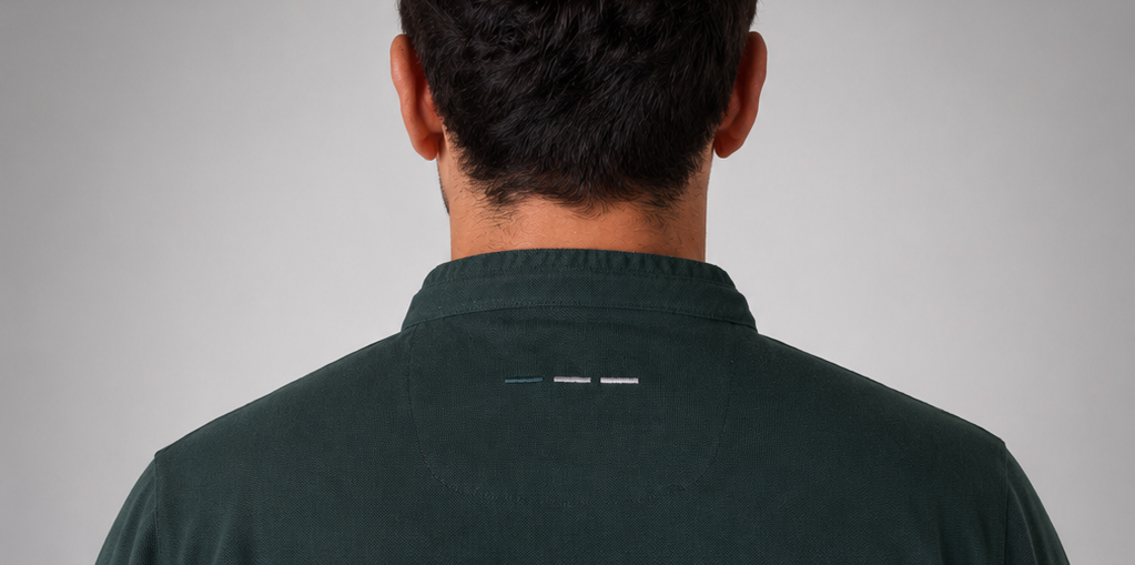 Μπλούζα Μαο Polo SIDE EFFECT M-6221 D.Green