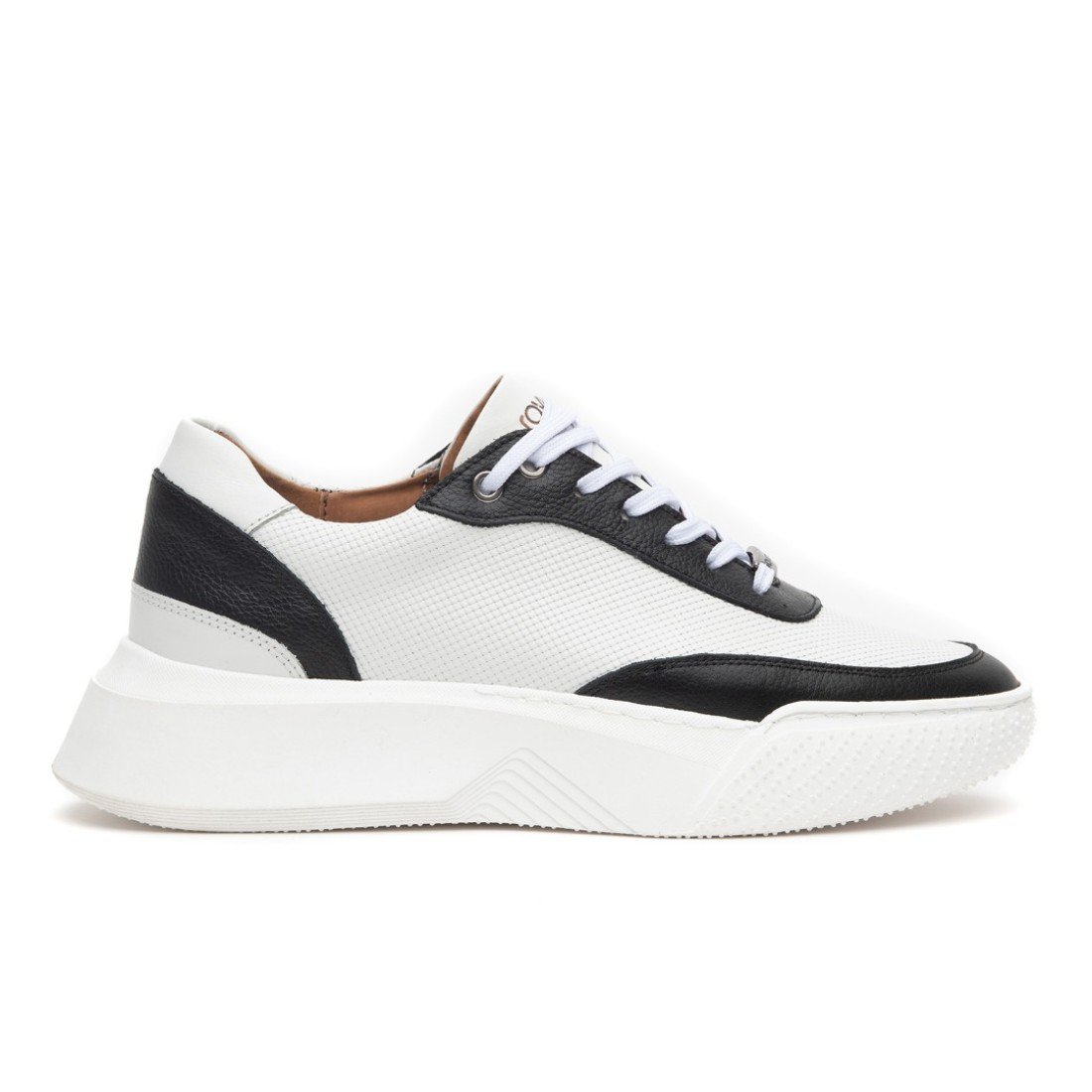 Δερμάτινα Sneakers RAYMONT 861 Black-White