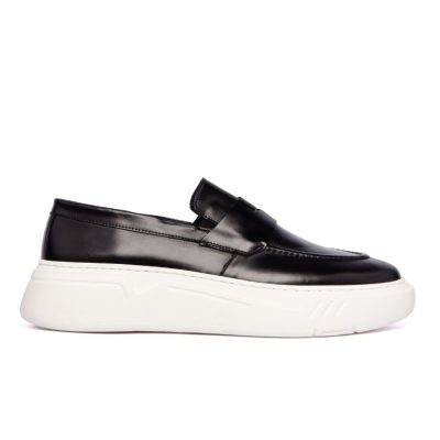 Δερμάτινα Sneakers RAYMONT 923 BLACK