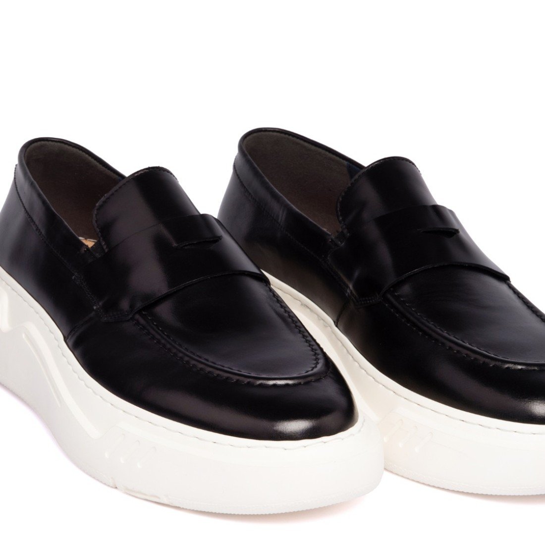 Δερμάτινα Sneakers RAYMONT 923 BLACK