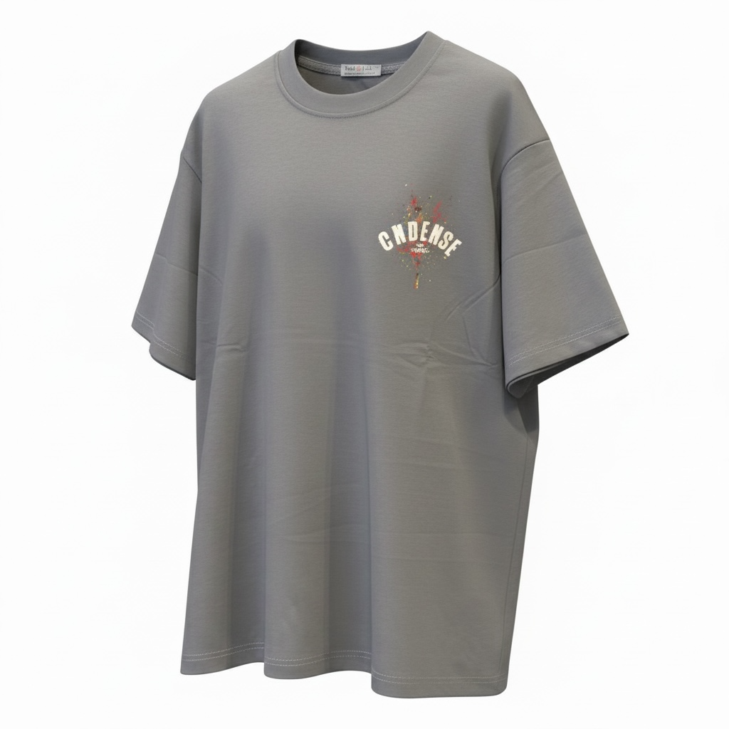 Oversized T-shirt The Splash Grey