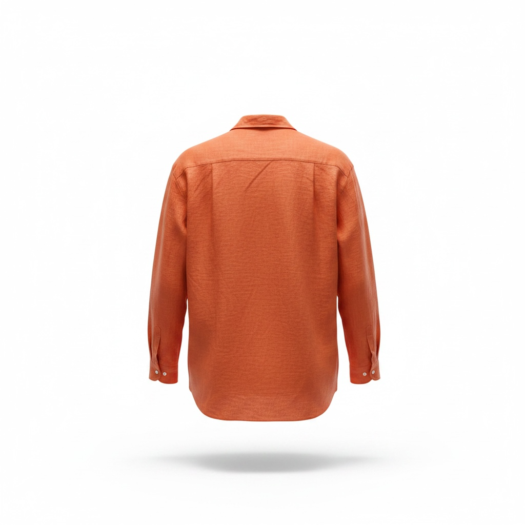 Λινό Πουκάμισο FRANK TAILOR-RT900/Rust Red