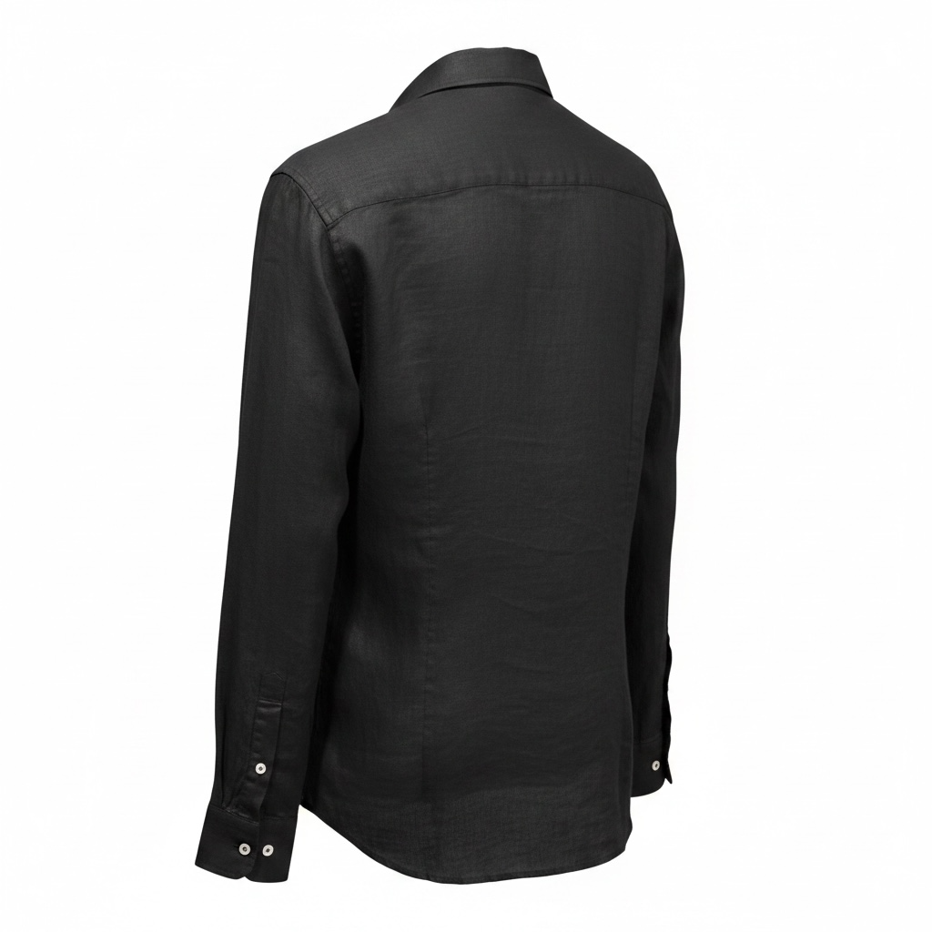 Λινό Πουκάμισο FRANK TAILOR FT702/Black