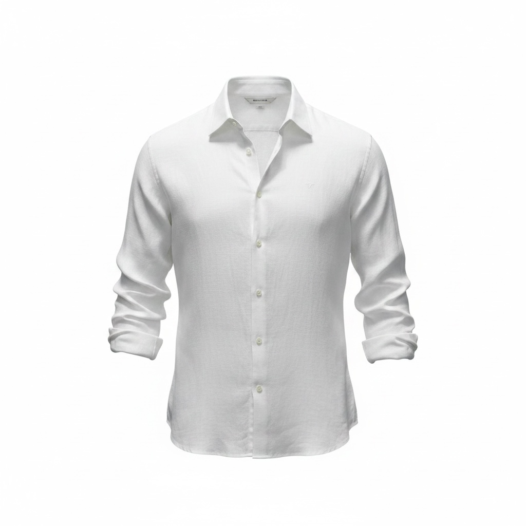 Λινό Πουκάμισο FRANK TAILOR FT702/White