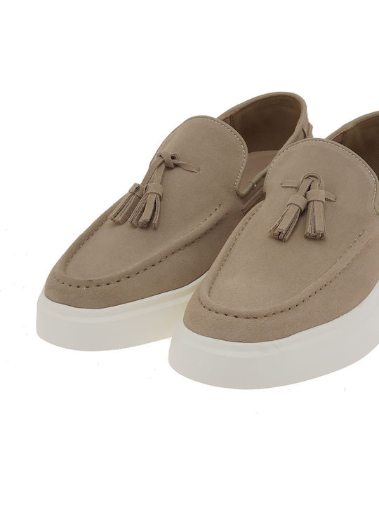 Ανδρικό Sneaker RENATO GARINI 268 Beige Καστόρι