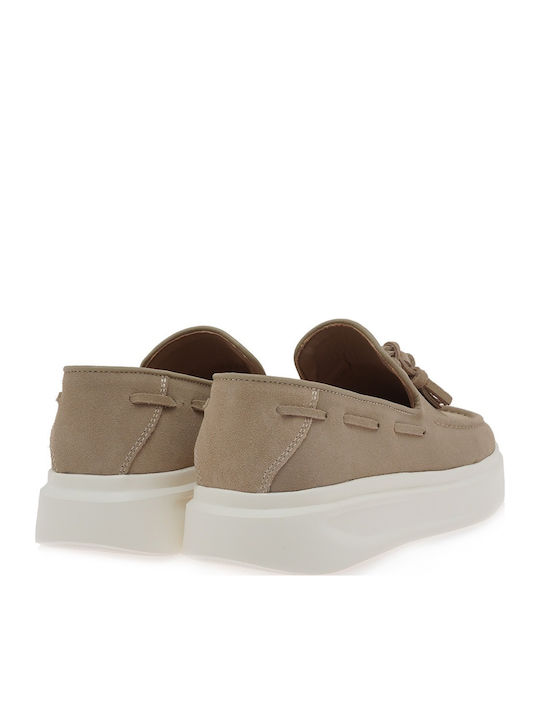 Ανδρικό Sneaker RENATO GARINI 268 Beige Καστόρι
