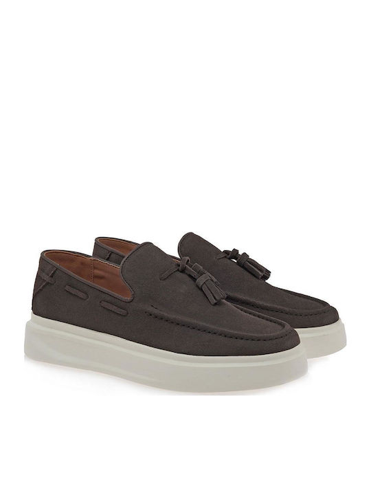 Ανδρικό Sneaker RENATO GARINI 268 Coffee Καστόρι