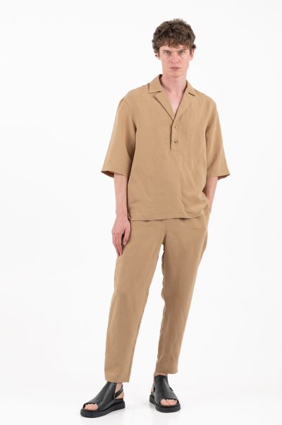 Set Overshirt και Παντελόνι VITTORIO ARANDE Beige