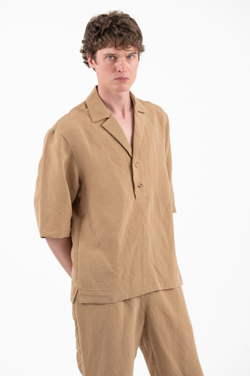 Set Overshirt και Παντελόνι VITTORIO ARANDE Beige