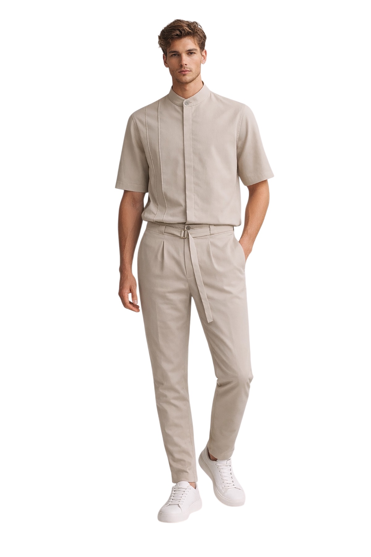 Set Overshirt και Παντελόνι VITTORIO BORETTO Beige