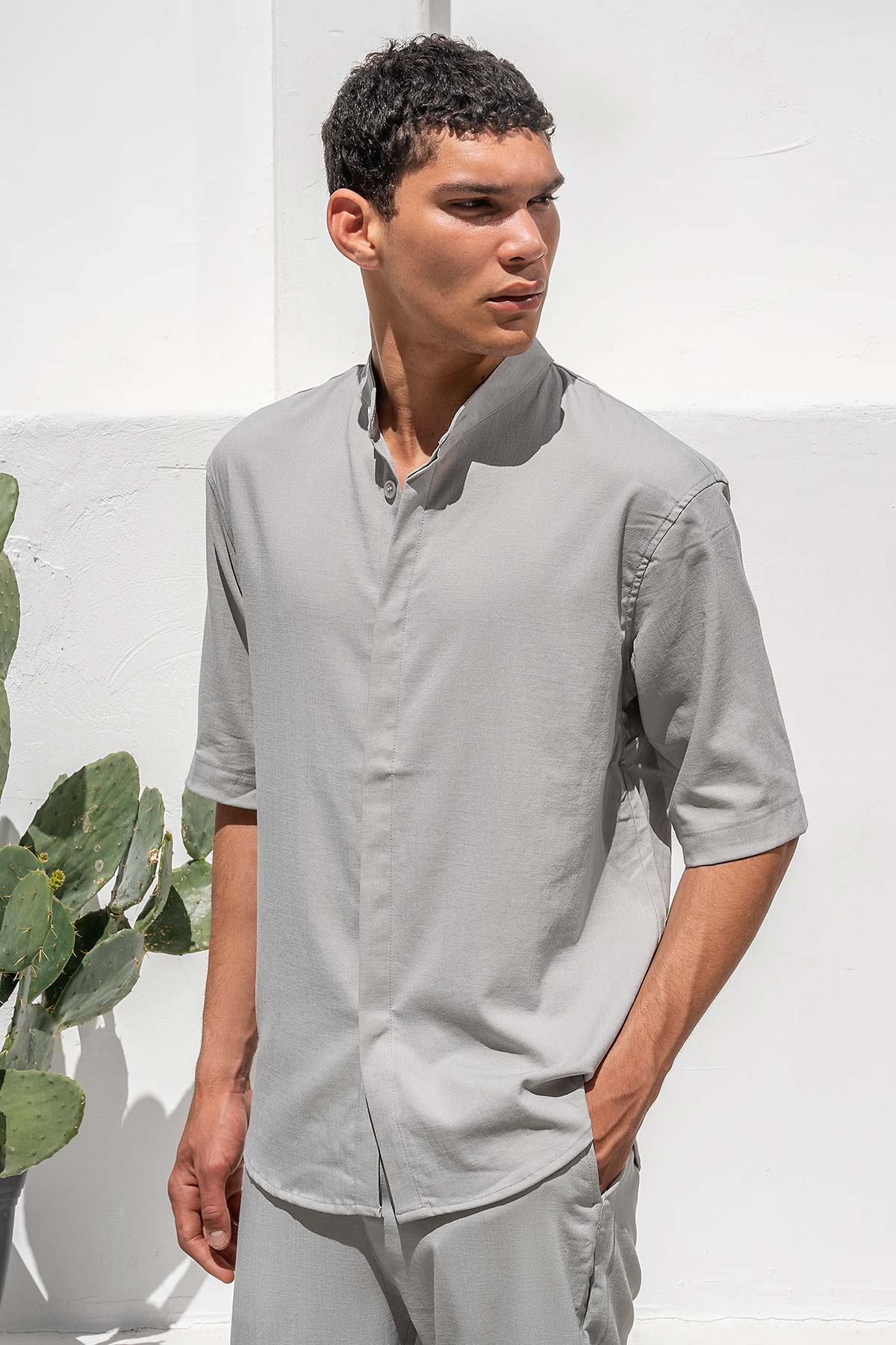 Set Overshirt και Παντελόνι VITTORIO SANTO Grey