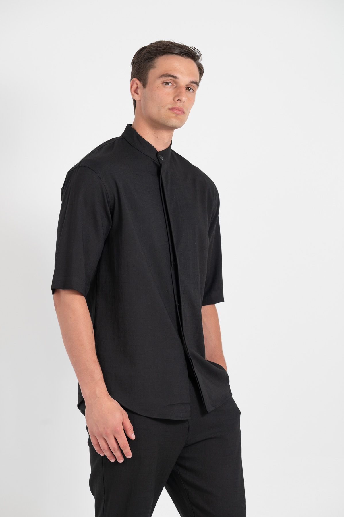 Set Overshirt και Παντελόνι VITTORIO SANTO Black