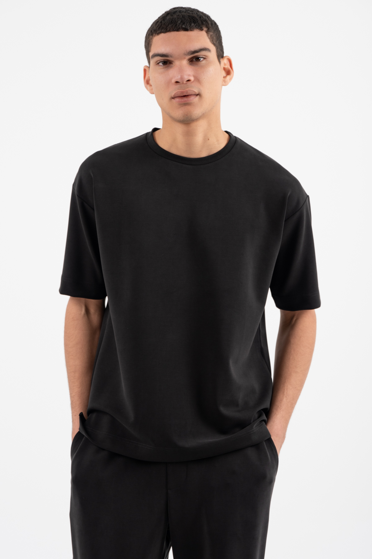 Casual Oversized Set VITTORIO JORDAN Black